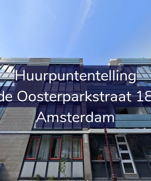 Foto gevel Huurpuntentelling voor Derde Oosterparkstraat 183-B, Amsterdam
