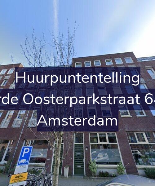 Foto gevel Huurpuntentelling voor Derde Oosterparkstraat 64-T, Amsterdam