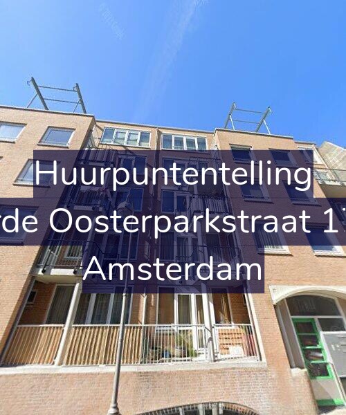 Foto gevel Huurpuntentelling voor Derde Oosterparkstraat 17-D, Amsterdam