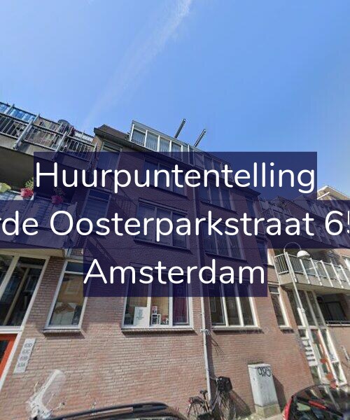 Foto gevel Huurpuntentelling voor Derde Oosterparkstraat 65-D, Amsterdam