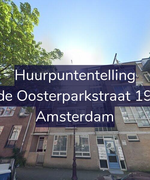 Foto gevel Huurpuntentelling voor Derde Oosterparkstraat 190-B, Amsterdam