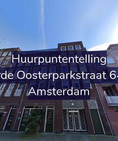 Foto gevel Huurpuntentelling voor Derde Oosterparkstraat 64-V, Amsterdam