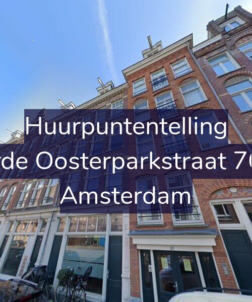Foto gevel Huurpuntentelling voor Derde Oosterparkstraat 76-D, Amsterdam