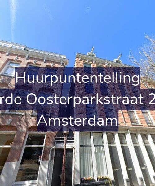 Foto gevel Huurpuntentelling voor Derde Oosterparkstraat 261, Amsterdam