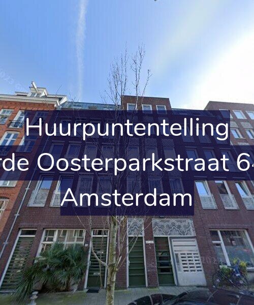 Foto gevel Huurpuntentelling voor Derde Oosterparkstraat 64-P, Amsterdam