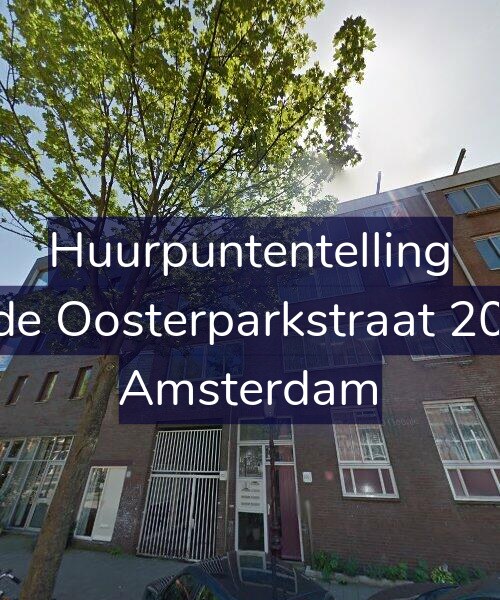 Foto gevel Huurpuntentelling voor Derde Oosterparkstraat 202-C, Amsterdam