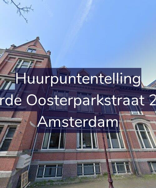 Foto gevel Huurpuntentelling voor Derde Oosterparkstraat 203, Amsterdam