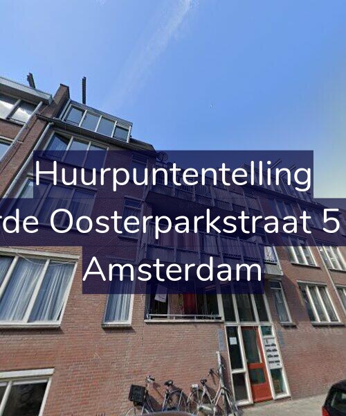Foto gevel Huurpuntentelling voor Derde Oosterparkstraat 51-B, Amsterdam