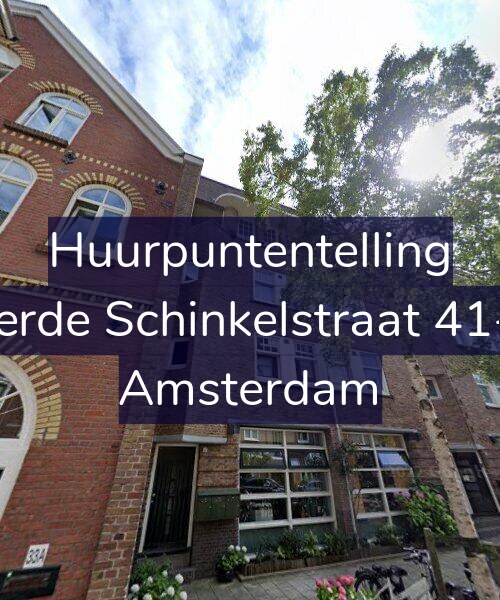 Foto gevel Huurpuntentelling voor Derde Schinkelstraat 41-1, Amsterdam