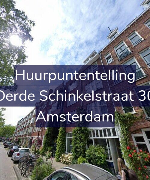 Foto gevel Huurpuntentelling voor Derde Schinkelstraat 30, Amsterdam