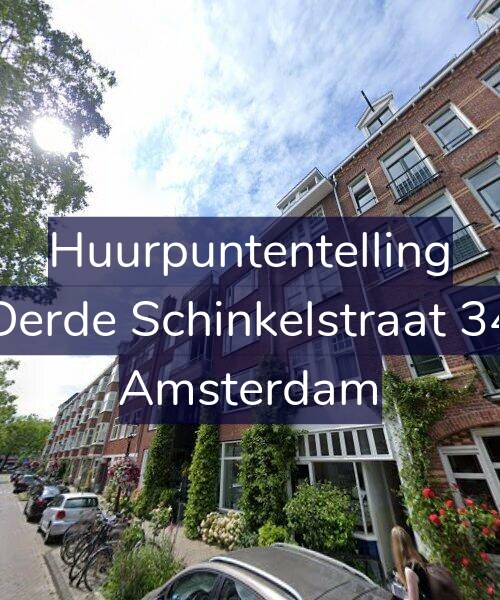Foto gevel Huurpuntentelling voor Derde Schinkelstraat 34, Amsterdam
