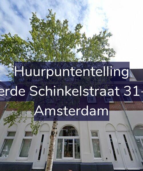 Foto gevel Huurpuntentelling voor Derde Schinkelstraat 31-B, Amsterdam