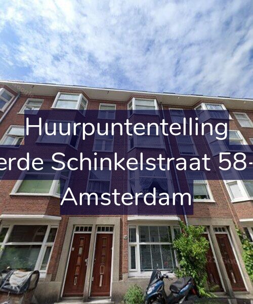 Foto gevel Huurpuntentelling voor Derde Schinkelstraat 58-H, Amsterdam