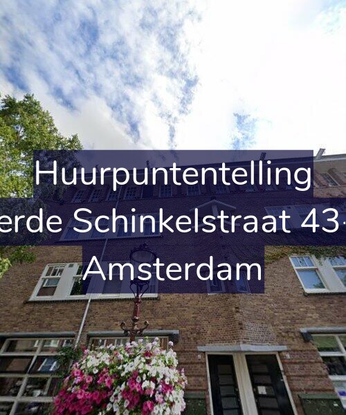 Foto gevel Huurpuntentelling voor Derde Schinkelstraat 43-2, Amsterdam