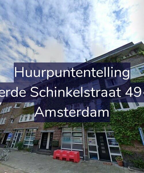 Foto gevel Huurpuntentelling voor Derde Schinkelstraat 49-1, Amsterdam