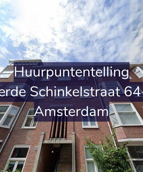 Foto gevel Huurpuntentelling voor Derde Schinkelstraat 64-3, Amsterdam