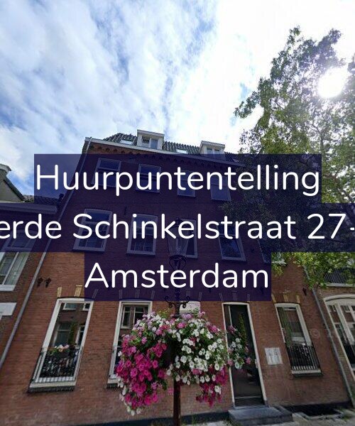 Foto gevel Huurpuntentelling voor Derde Schinkelstraat 27-N, Amsterdam
