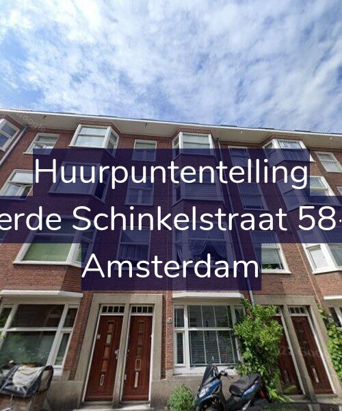 Foto gevel Huurpuntentelling voor Derde Schinkelstraat 58-1, Amsterdam