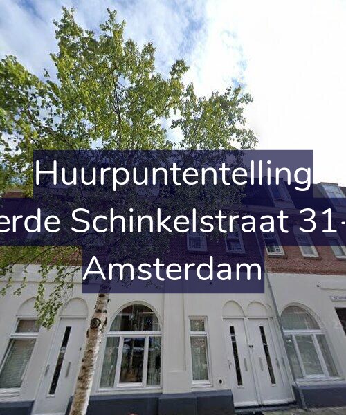 Foto gevel Huurpuntentelling voor Derde Schinkelstraat 31-D, Amsterdam