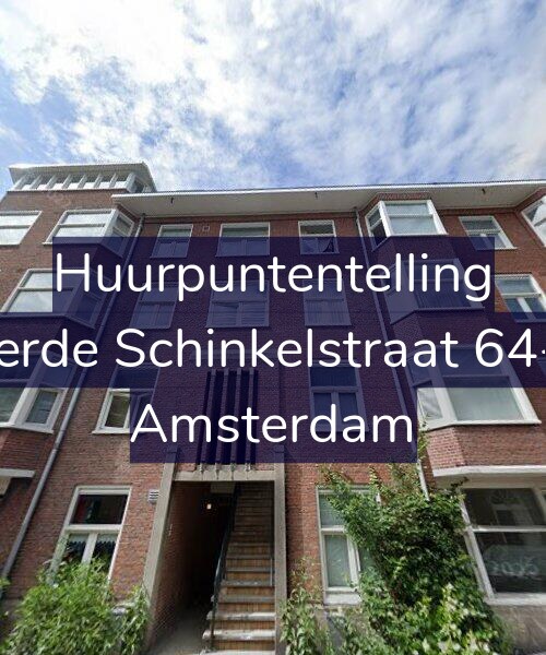 Foto gevel Huurpuntentelling voor Derde Schinkelstraat 64-1, Amsterdam