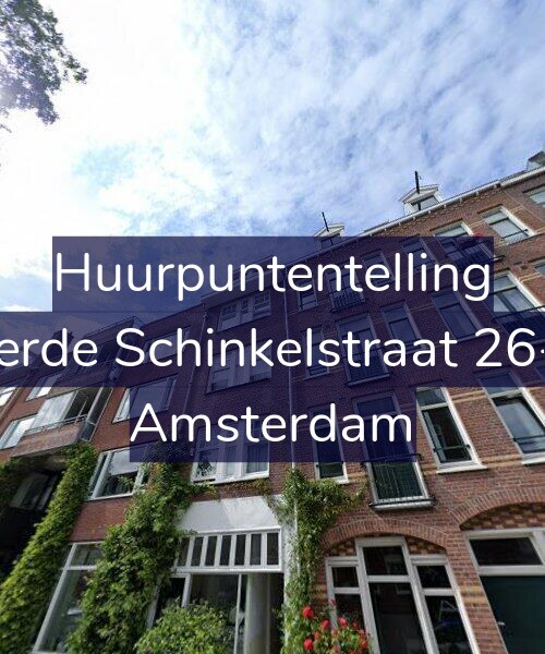 Foto gevel Huurpuntentelling voor Derde Schinkelstraat 26-3, Amsterdam