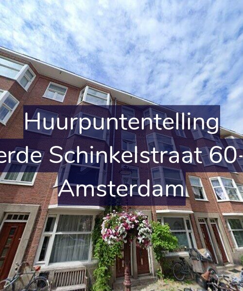 Foto gevel Huurpuntentelling voor Derde Schinkelstraat 60-H, Amsterdam