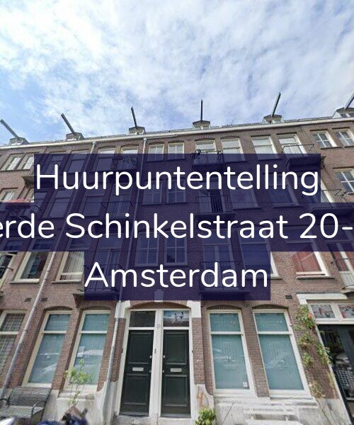 Foto gevel Huurpuntentelling voor Derde Schinkelstraat 20-2L, Amsterdam