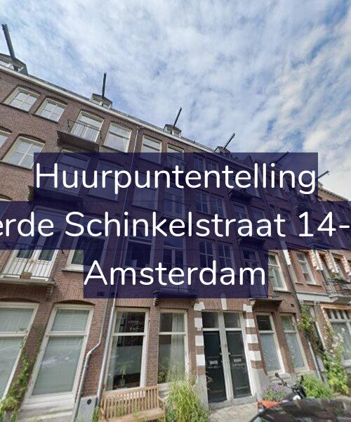Foto gevel Huurpuntentelling voor Derde Schinkelstraat 14-2L, Amsterdam