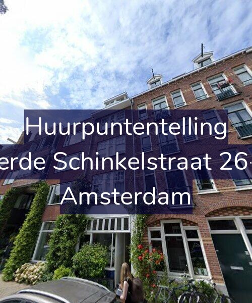 Foto gevel Huurpuntentelling voor Derde Schinkelstraat 26-2, Amsterdam