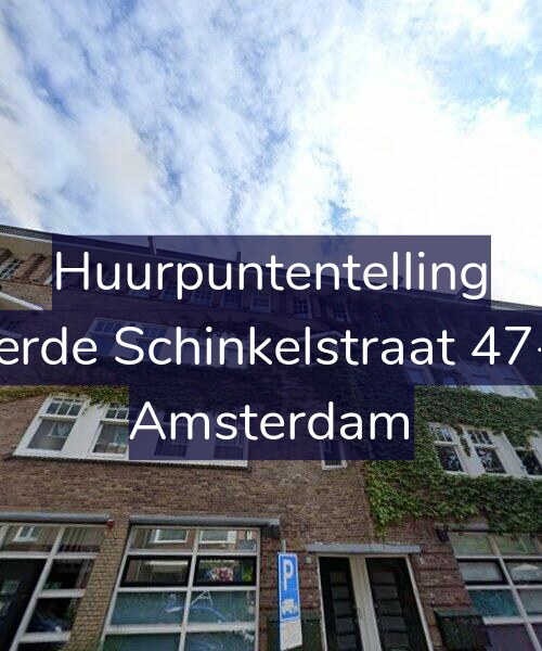 Foto gevel Huurpuntentelling voor Derde Schinkelstraat 47-3, Amsterdam