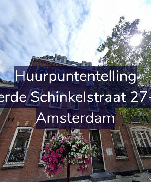 Foto gevel Huurpuntentelling voor Derde Schinkelstraat 27-D, Amsterdam