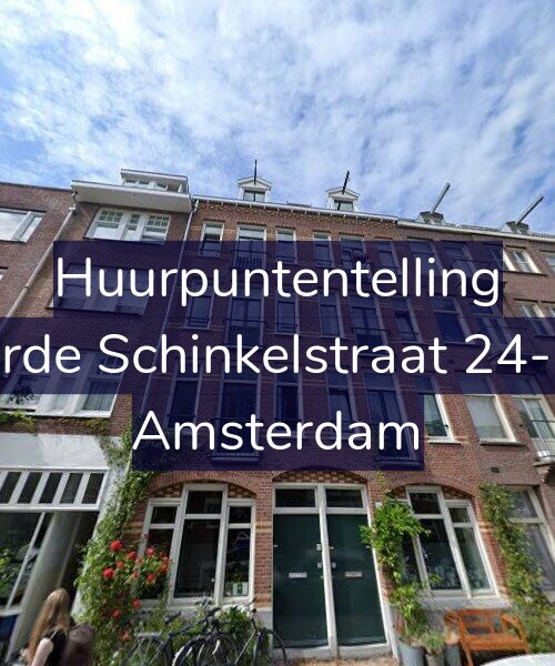 Foto gevel Huurpuntentelling voor Derde Schinkelstraat 24-HL, Amsterdam