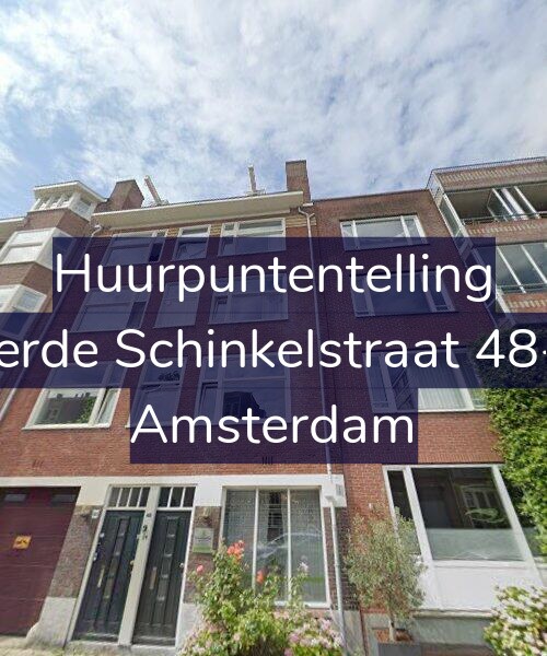 Foto gevel Huurpuntentelling voor Derde Schinkelstraat 48-3, Amsterdam