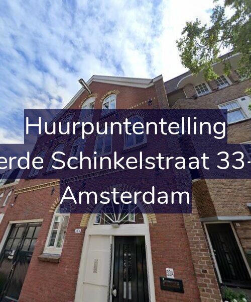Foto gevel Huurpuntentelling voor Derde Schinkelstraat 33-A, Amsterdam
