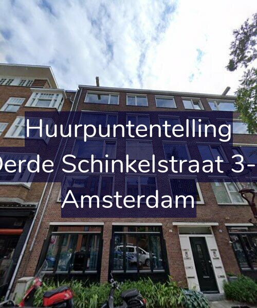 Foto gevel Huurpuntentelling voor Derde Schinkelstraat 3-1, Amsterdam