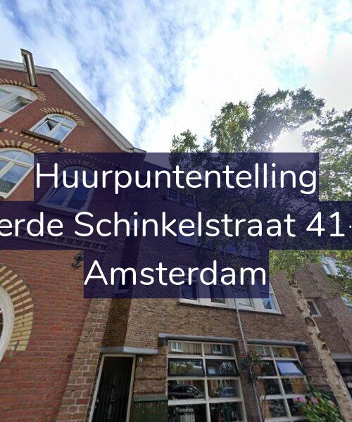 Foto gevel Huurpuntentelling voor Derde Schinkelstraat 41-3, Amsterdam