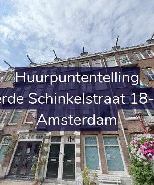 Foto gevel Huurpuntentelling voor Derde Schinkelstraat 18-1L, Amsterdam