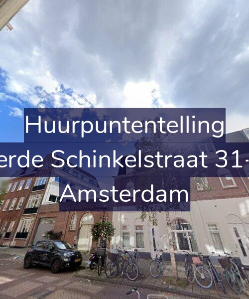 Foto gevel Huurpuntentelling voor Derde Schinkelstraat 31-A, Amsterdam