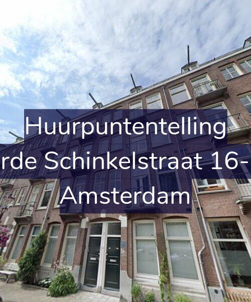 Foto gevel Huurpuntentelling voor Derde Schinkelstraat 16-1R, Amsterdam