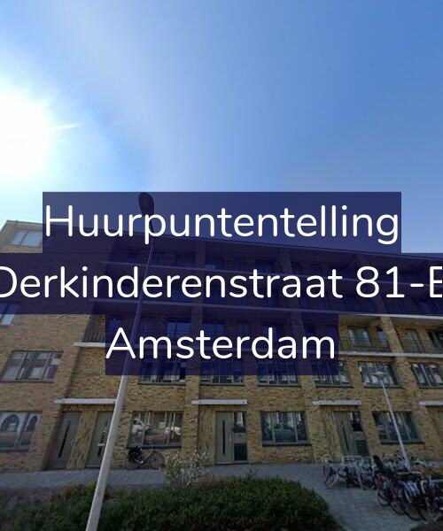 Foto gevel Huurpuntentelling voor Derkinderenstraat 81-B, Amsterdam