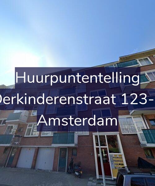 Foto gevel Huurpuntentelling voor Derkinderenstraat 123-2, Amsterdam