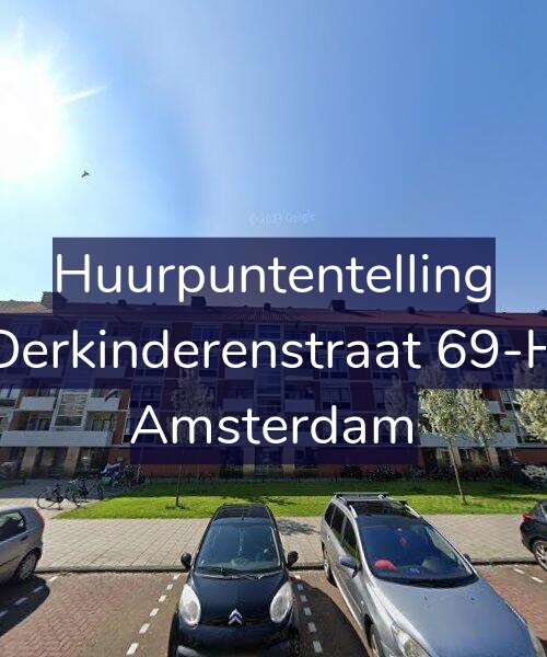 Foto gevel Huurpuntentelling voor Derkinderenstraat 69-H, Amsterdam