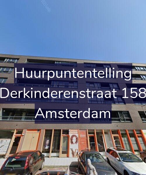 Foto gevel Huurpuntentelling voor Derkinderenstraat 158, Amsterdam