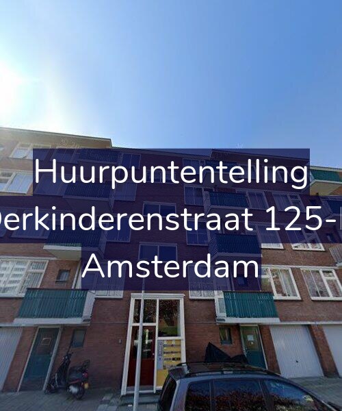 Foto gevel Huurpuntentelling voor Derkinderenstraat 125-H, Amsterdam