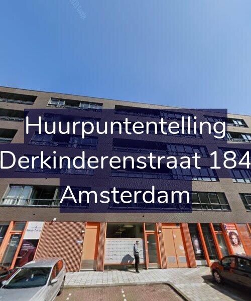 Foto gevel Huurpuntentelling voor Derkinderenstraat 184, Amsterdam