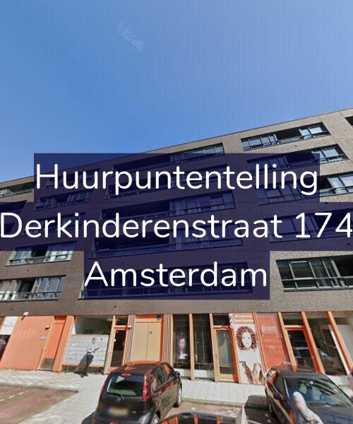 Foto gevel Huurpuntentelling voor Derkinderenstraat 174, Amsterdam