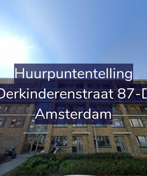 Foto gevel Huurpuntentelling voor Derkinderenstraat 87-D, Amsterdam
