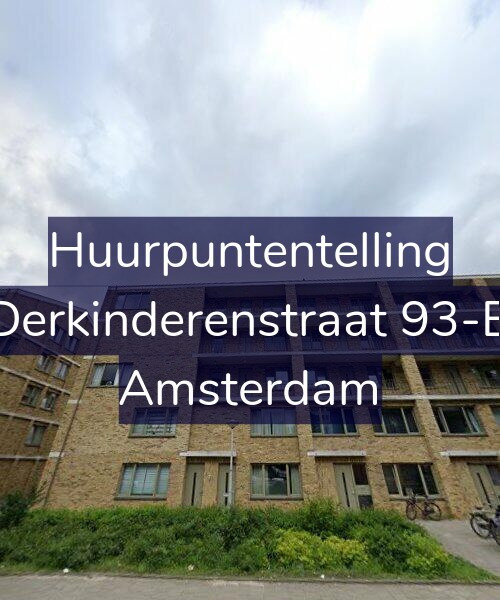 Foto gevel Huurpuntentelling voor Derkinderenstraat 93-B, Amsterdam