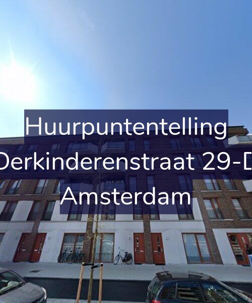Foto gevel Huurpuntentelling voor Derkinderenstraat 29-D, Amsterdam