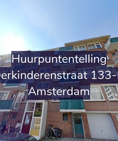 Foto gevel Huurpuntentelling voor Derkinderenstraat 133-H, Amsterdam